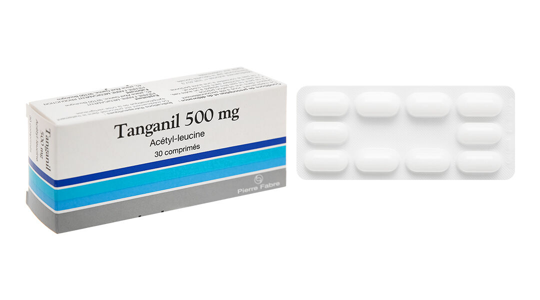 Tanganil 500mg trị chóng mặt (3 vỉ x 10 viên) - Default Title
